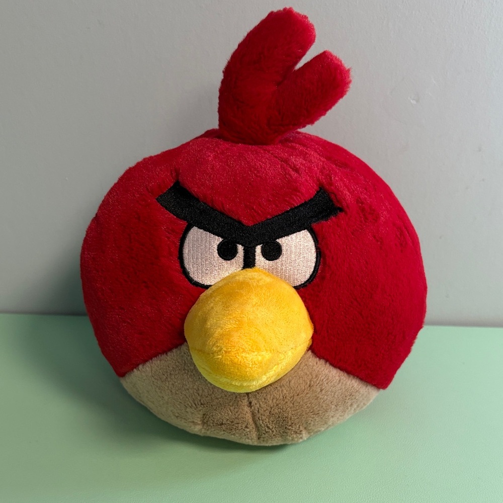 Angry Birds Red Bird Plush Stuffed Animal, Kids Plush Toy